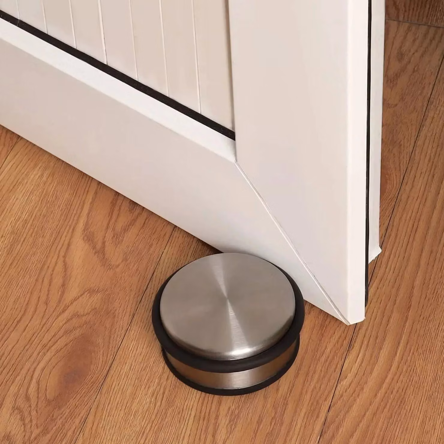 Marco Paul Heavy Duty Stainless Steel Door Stopper in Silver and Chrome, 1kg – 5
