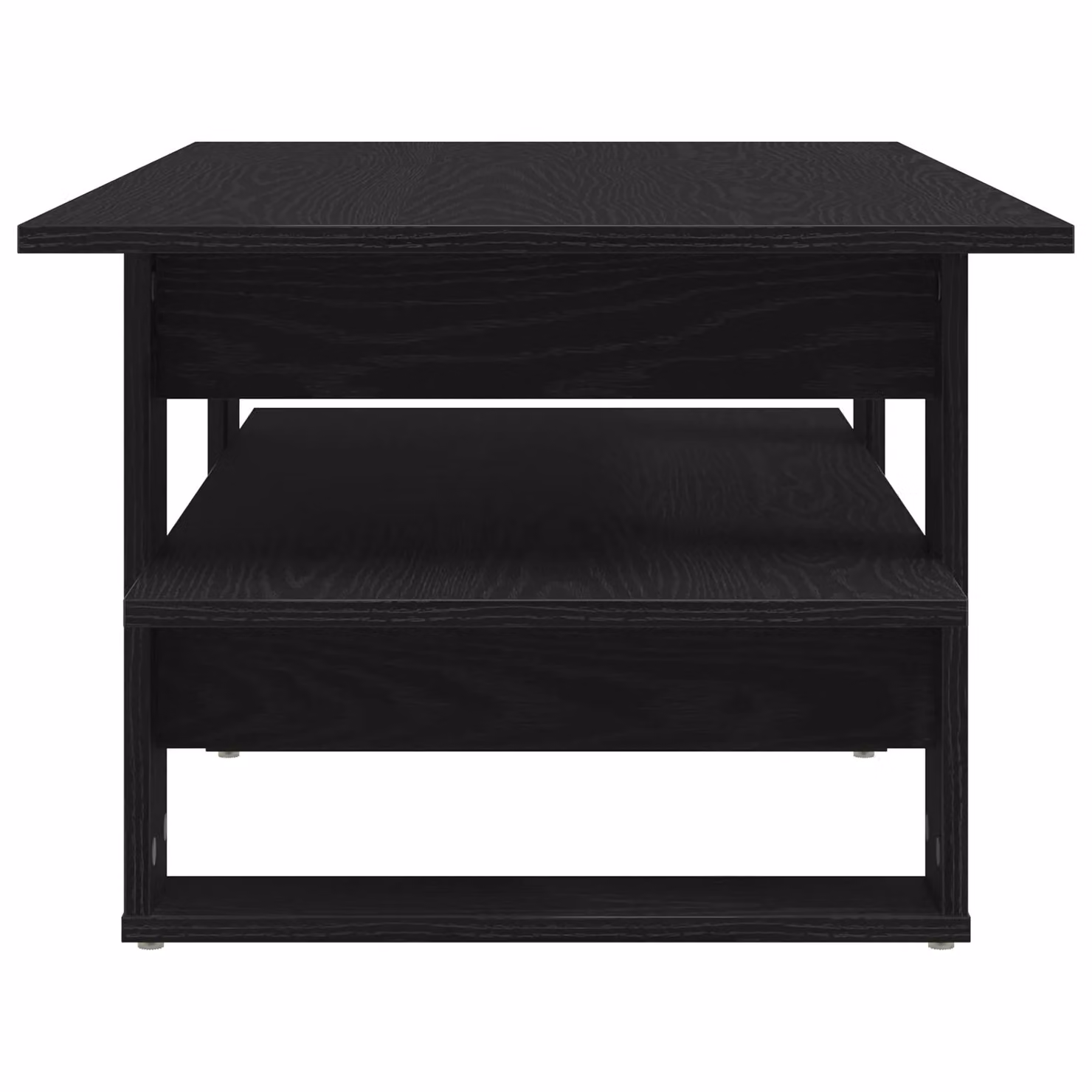Berkfield Home Black Oak Coffee Table, W/D/H: 102 x 55 x 42 cm – 3