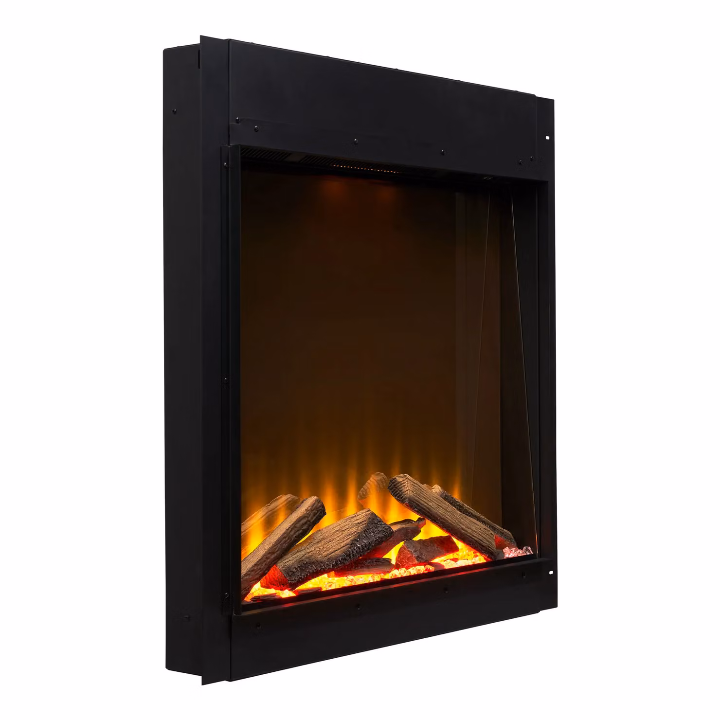 Acantha Aspire 70 SQ Fully Inset Media Wall Electric Fire in Black – 2
