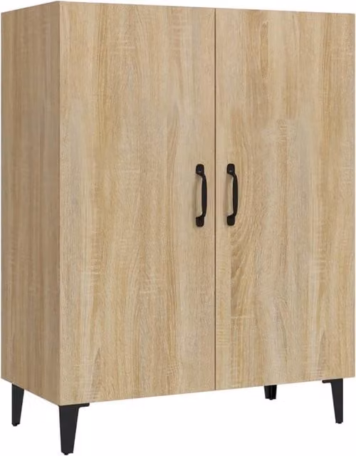 Berkfield Home Sonoma Oak Sideboard in Brown, W/D/H: 70 x 34 x 90 cm – 1