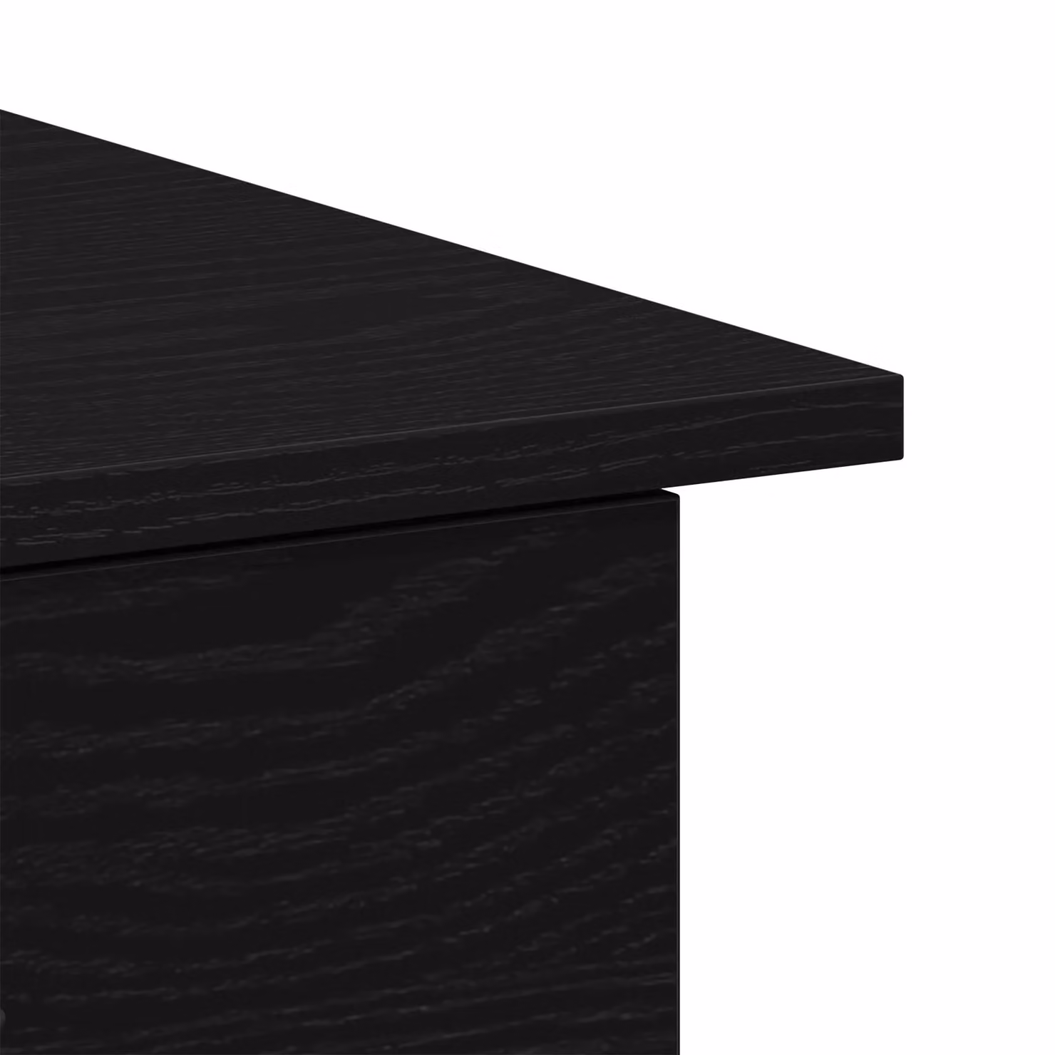 Berkfield Home Modern Writing Desk in Black Oak Engineered Wood W/D/H: 100 x 50 x 76 cm – 6
