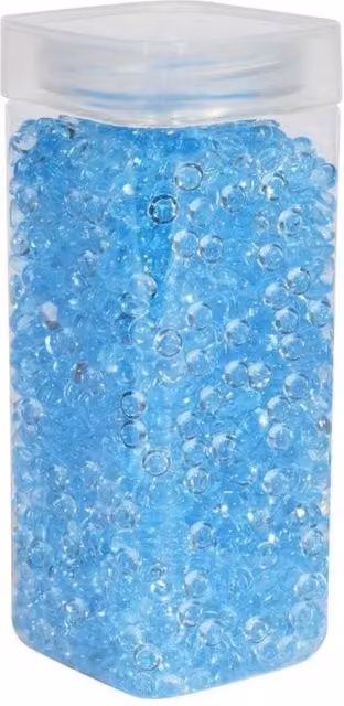 KDMD 7mm Round Plastic Light Blue Beads, 2 Pack (660g) – 1