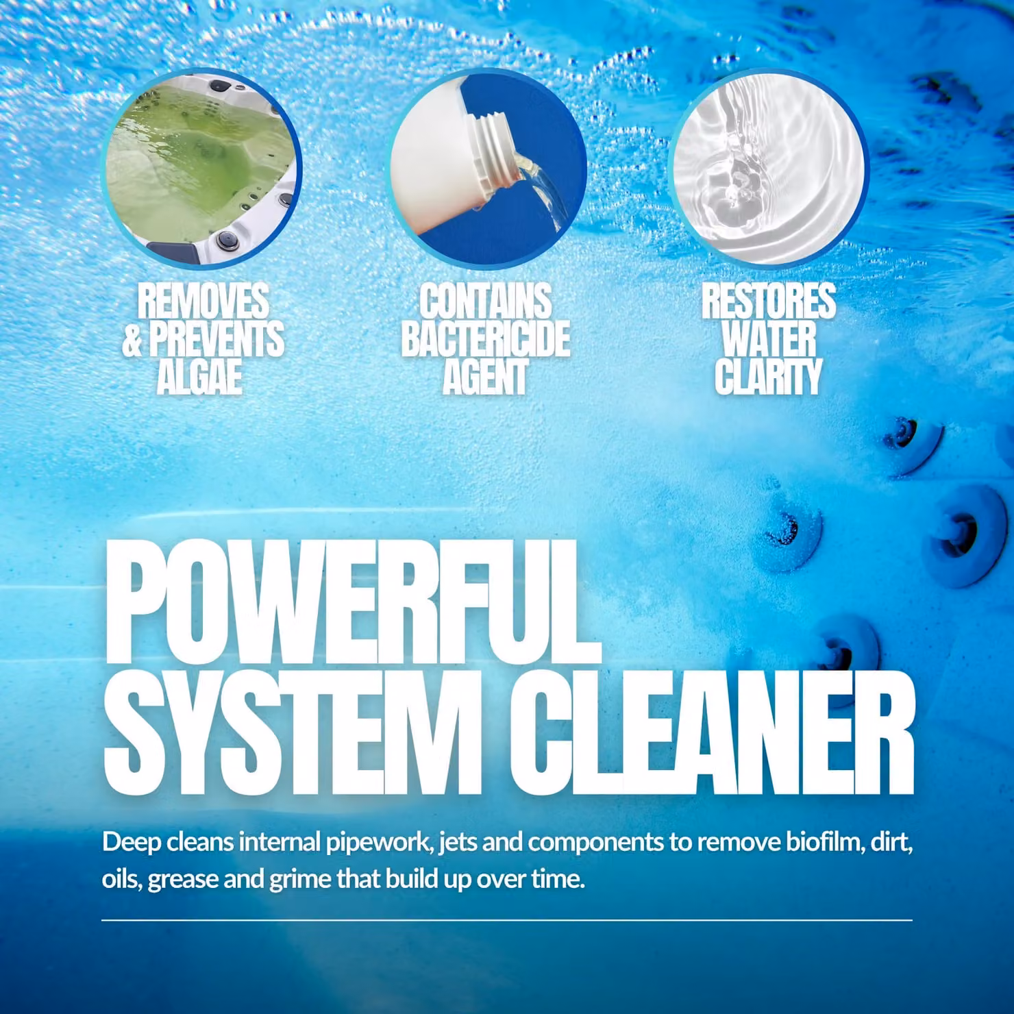 ProKleen Hot Tub and Whirlpool Complete System Flush Cleaner, 4 x 5 l – 2