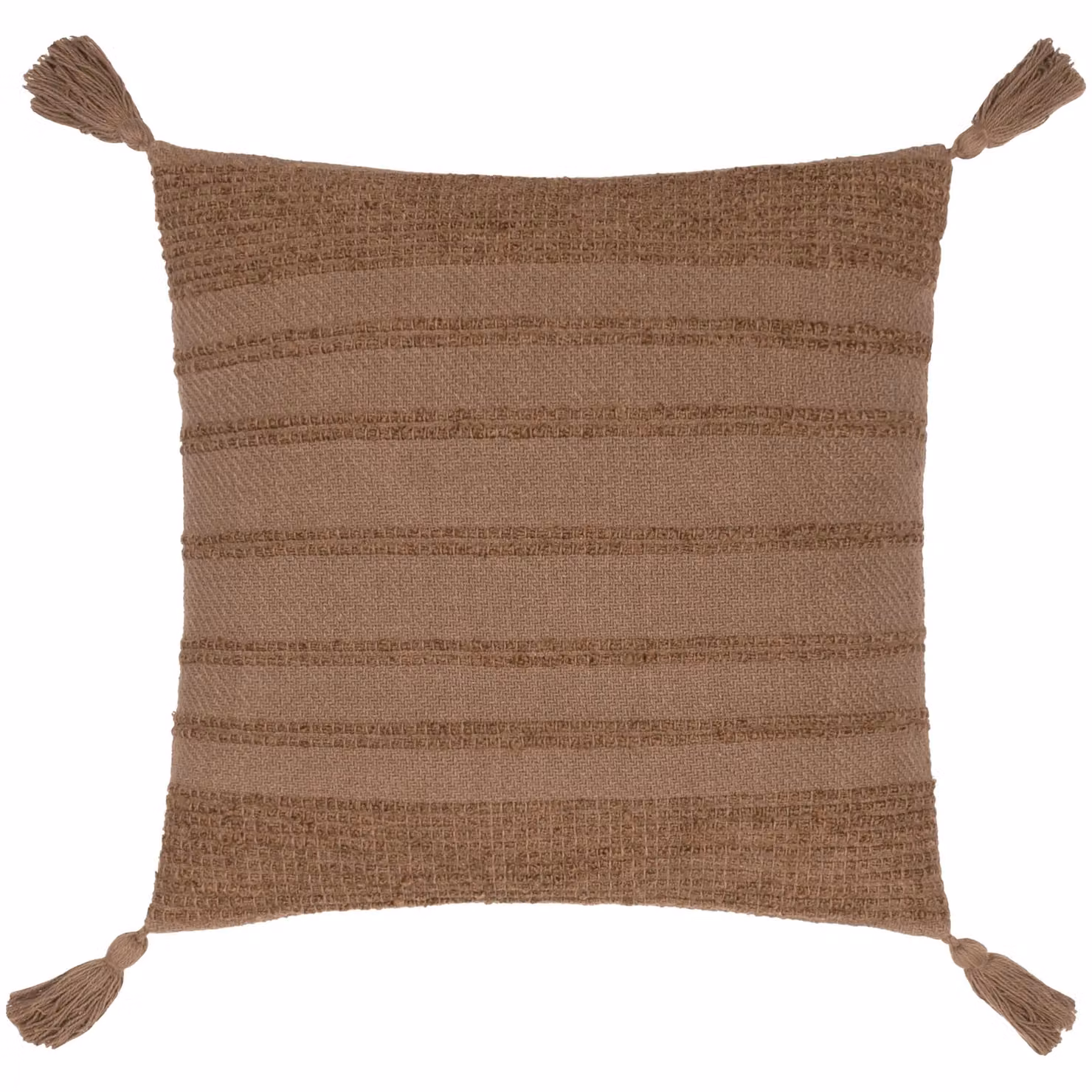 Riva Home Brown Plain Square Polyester Filled Cushion, W/D/H: 45 x 45 x 45 cm – 2