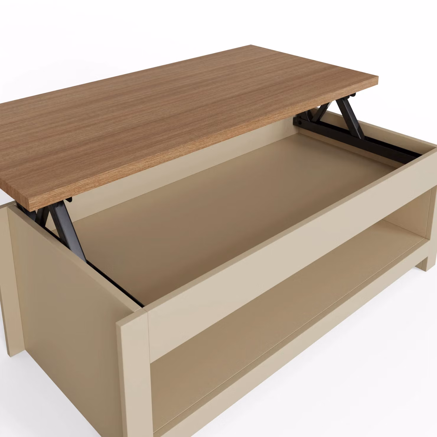 GFW Lancaster Cream Lift Up Coffee Table – 3
