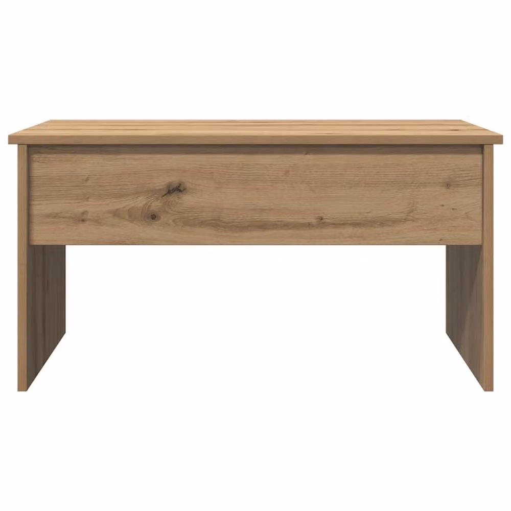 Berkfield Home Modern Artisan Oak Coffee Table in Brown, W: 80 cm, D: 50.5 cm, H: 41.5 cm – 3