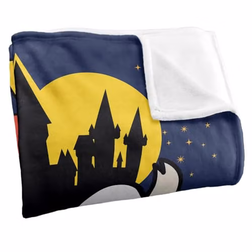 Warner Bros. Harry Potter Family Trip Chibi Super Soft Fleece Throw Blanket, Multicolour, W: 127.0 cm x D: 152.4 cm – 2
