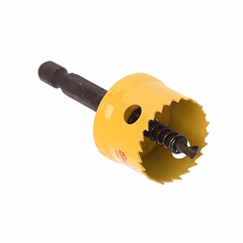 Starrett Bimetal Smooth Cutting Hole Saw, 27mm, Yellow