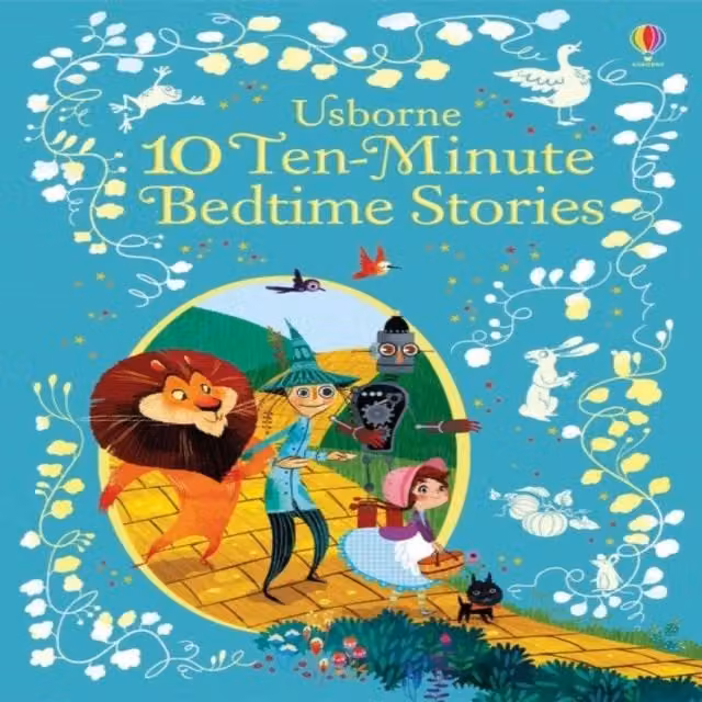 Usborne 10 Ten-Minute Bedtime Stories Multicolour Hardback Book