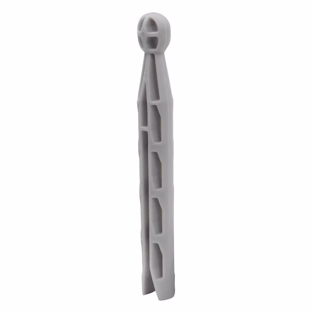 JVL Large Peg Bag with 144 Plastic Dolly Pegs in Assorted Grey, White and Green – 2