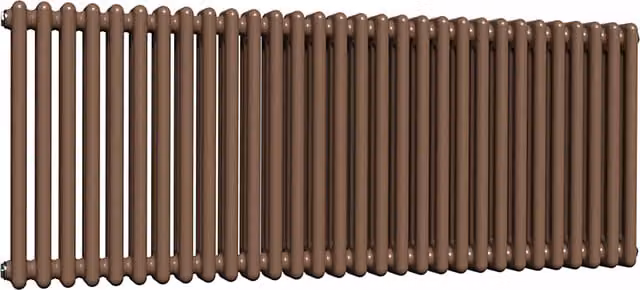 Lux Heat Horizontal 3 Column Radiator in Coffee Bean, W: 60.0 cm, H: 137.0 cm