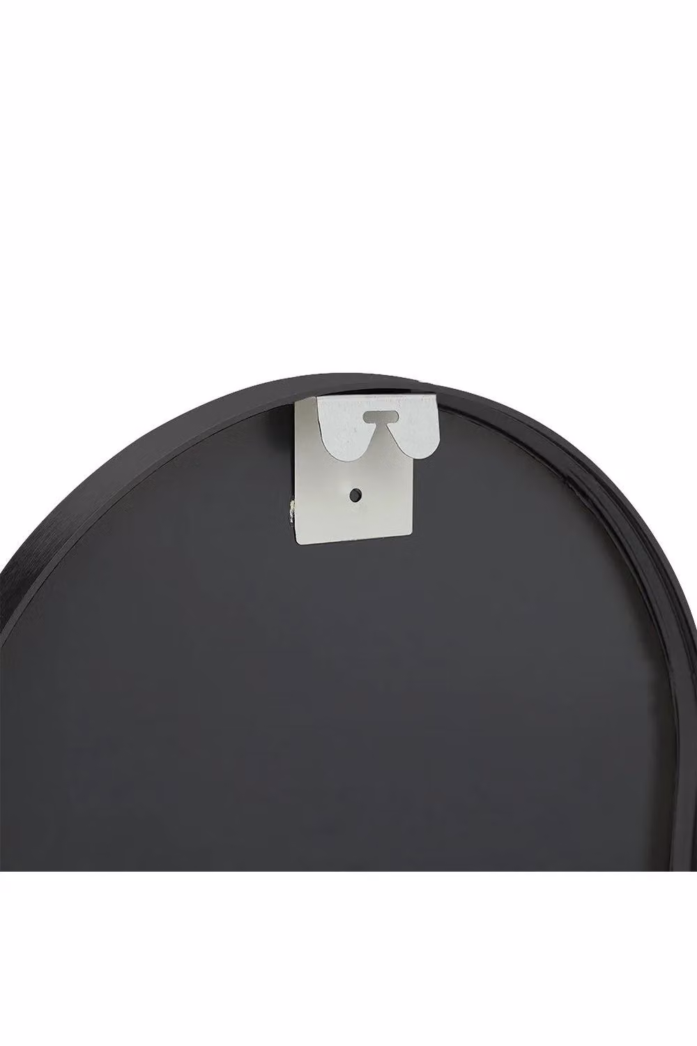 H&O Direct Modern Round Metal Wall Mirror in Black – 2