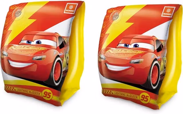 Mondo Disney Cars Lightning McQueen Inflatable Arm Bands in Red