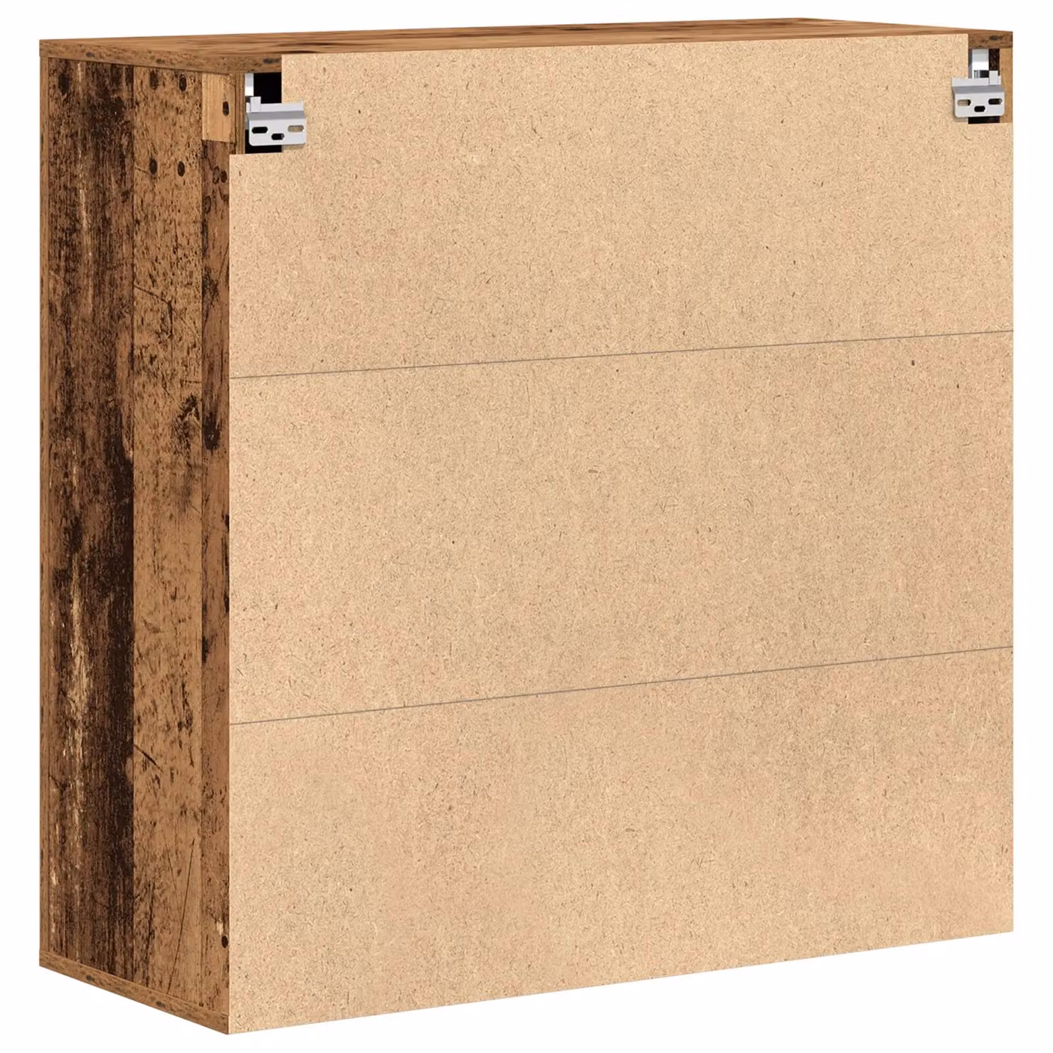 Berkfield Home Old Wood Wall Cabinet in Brown, W/D/H: 80 x 33 x 80 cm – 4