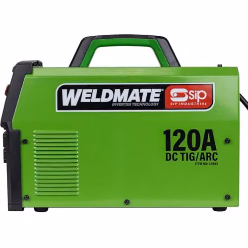 SIP Weldmate Pro DC TIG Inverter Welder 230V 120A TIG/ARC Portable Welding Machine, Green – 6