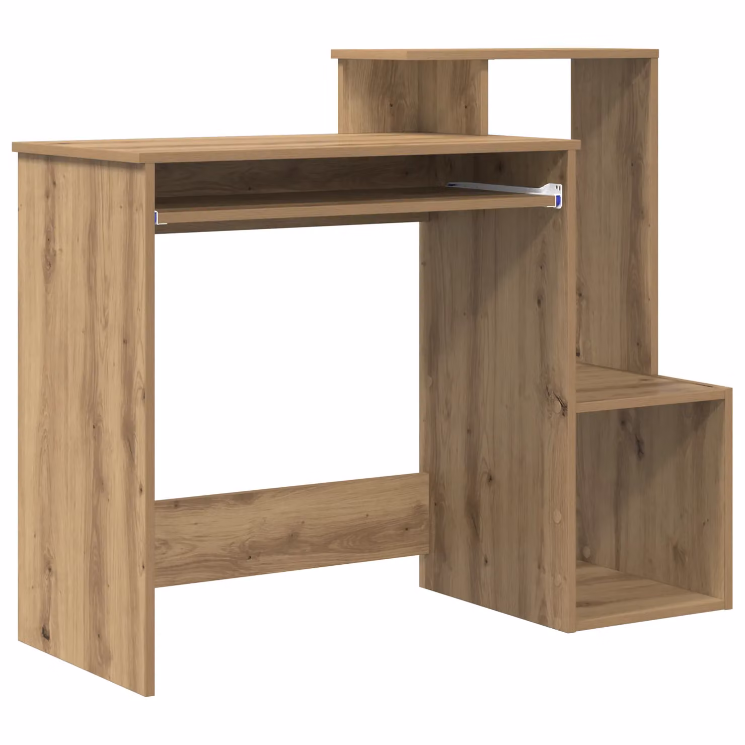 Berkfield Home Artisan Oak Computer Desk in Brown – 2