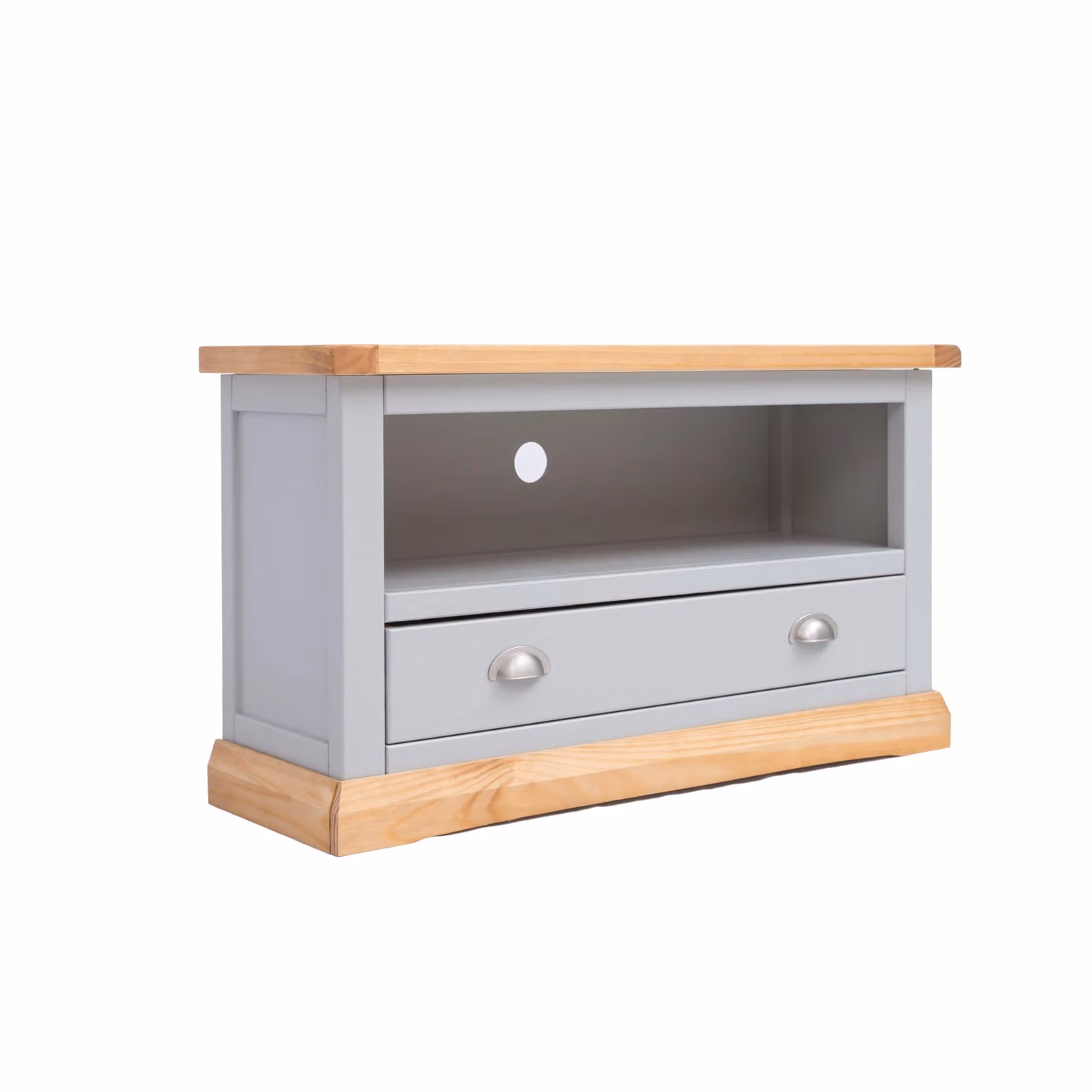 Cabinet Bits Bomporto Grey 1 Drawer TV Cabinet – 2