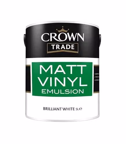 Crown Matt White Synthetic Resin Paint 2.5 l