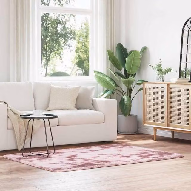 Berkfield Home NAVARRA Shaggy High Pile Rug, Pink, W: 120 cm, L: 170 cm