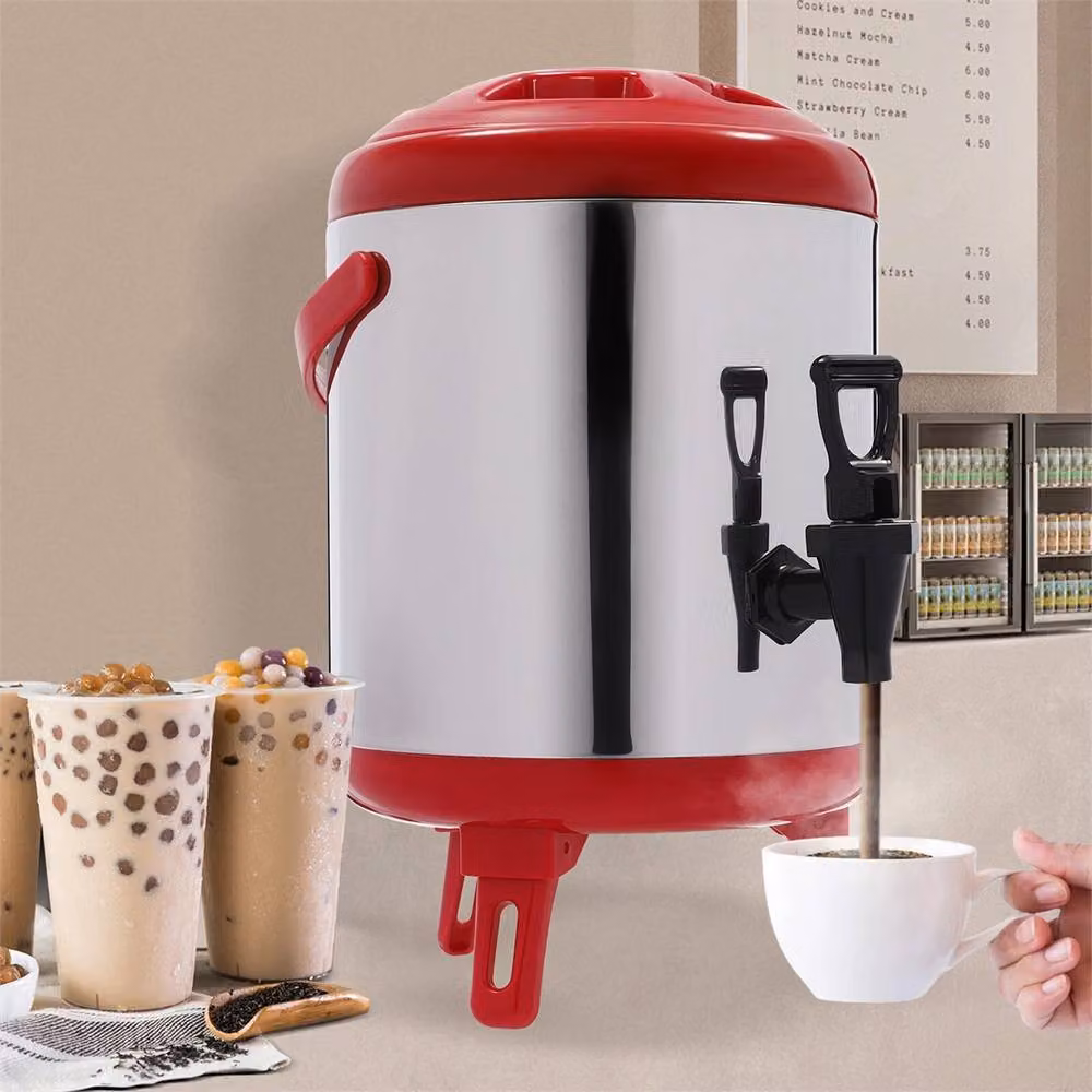 Nordara 6L Thermal Insulated Stainless Steel Hot Water Dispenser in Red – 3