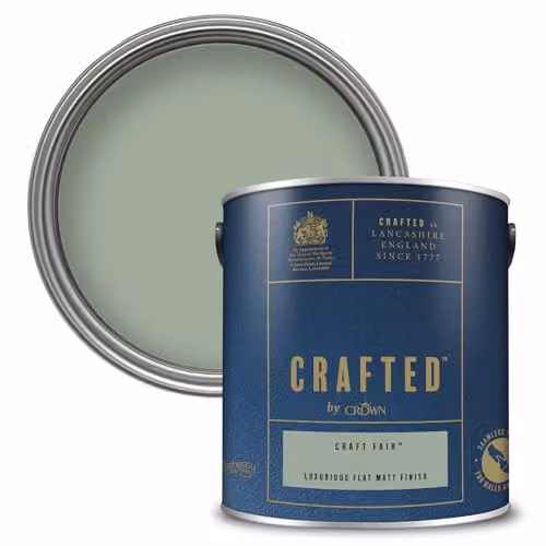 Crown Crafted Craft Fair Matt Emulsion Green Paint 2.5L – 1