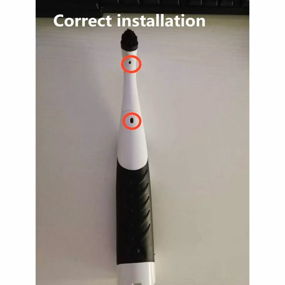 VOGREX White Electric Oscillating Sonic Household Cleaning Brush – 3
