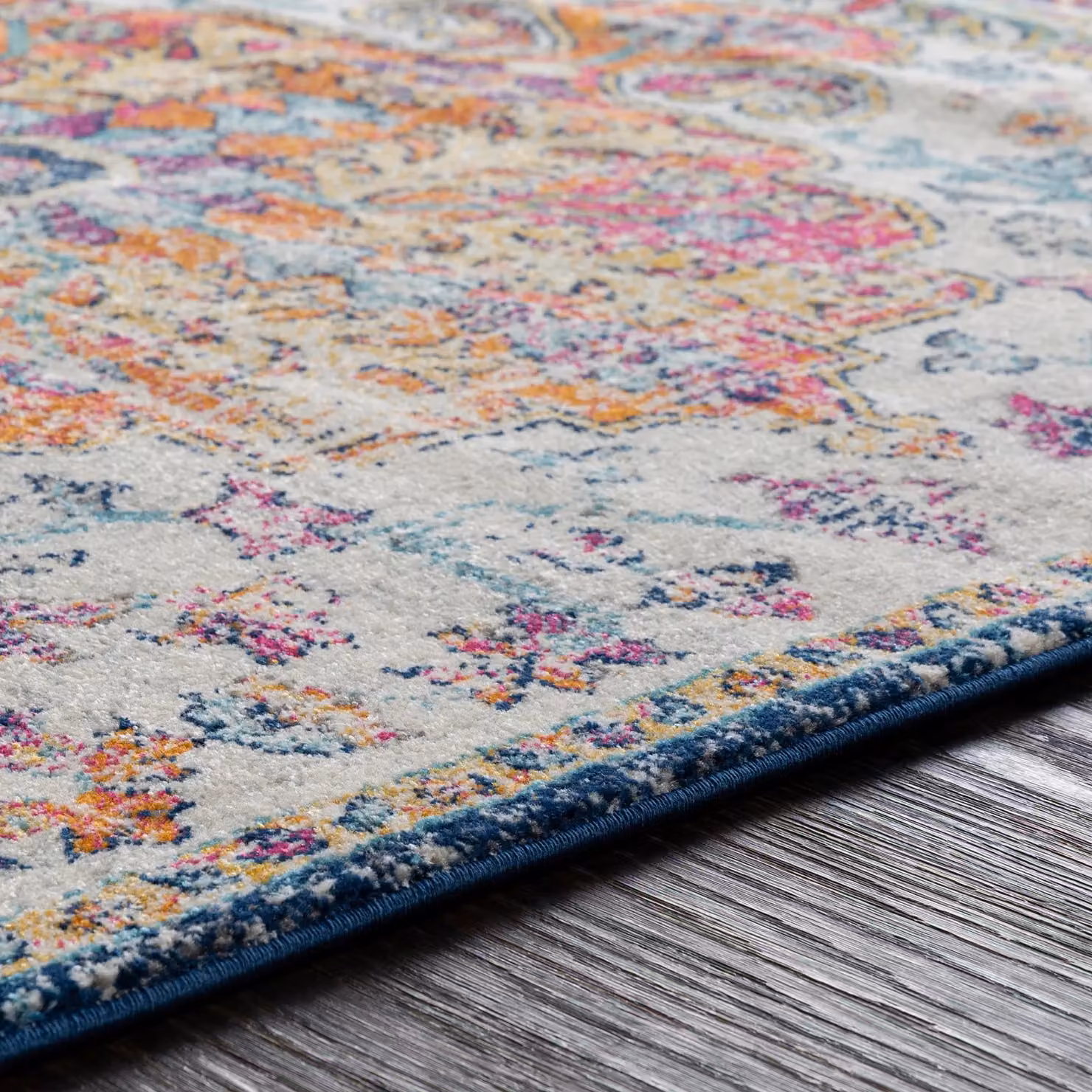 Livabliss Asmara Vintage Boho Multicolour Rug, W/D: 90 x 60 cm – 3