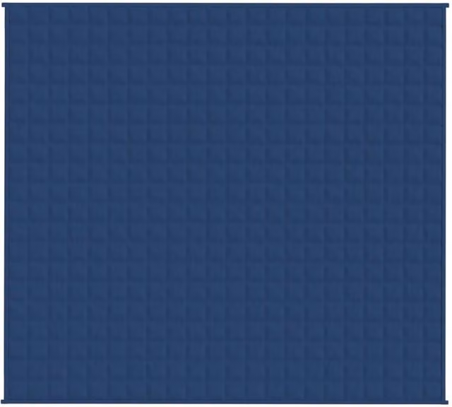 Berkfield Home Weighted Blanket in Blue, 200 x 225 cm, 13 kg