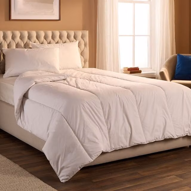 Slumberdown Wonderful Wool Mediumweight Duvet in White, King Size