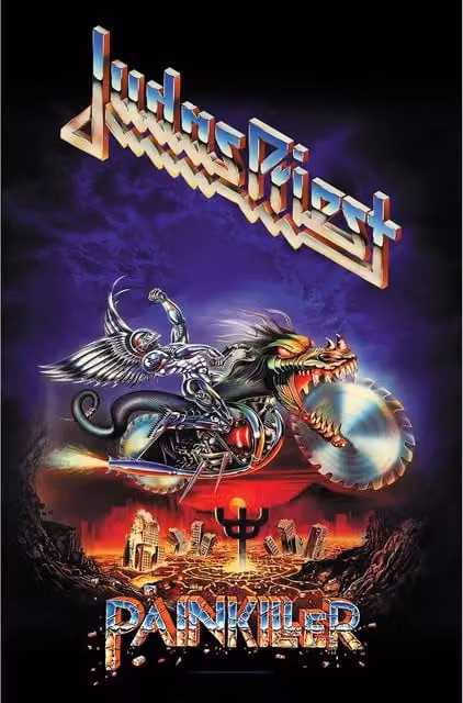 Judas Priest Painkiller Multicoloured Textile Poster