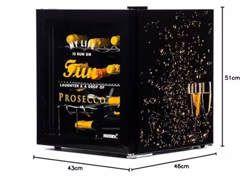 Husky Prosecco Drinks Cooler, Black – 4
