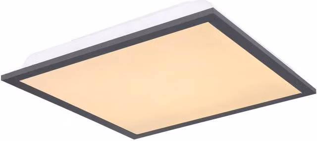 Netlighting Doro Square Flush Ceiling Light in White with Warm White LED 3000K