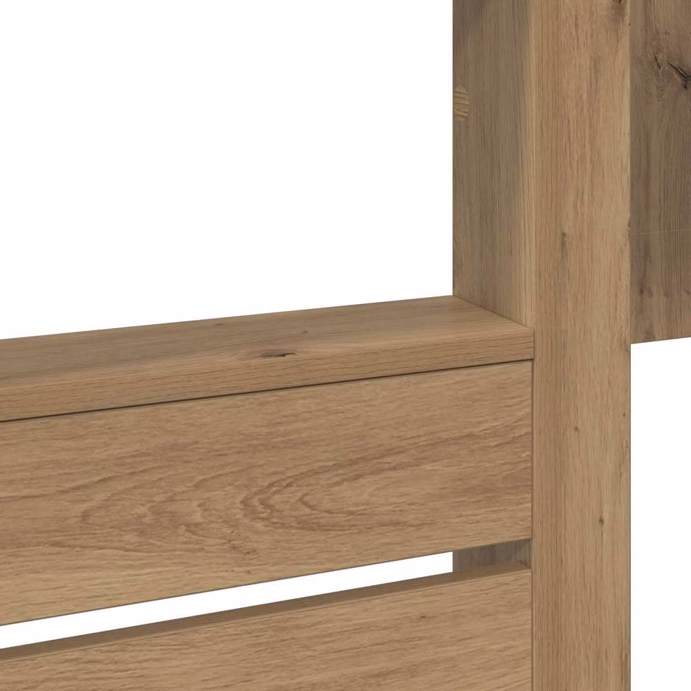 Berkfield Home Artisan Oak Bunk Bed for Kids in Brown, W/D/H: 200 x 100 cm – 4