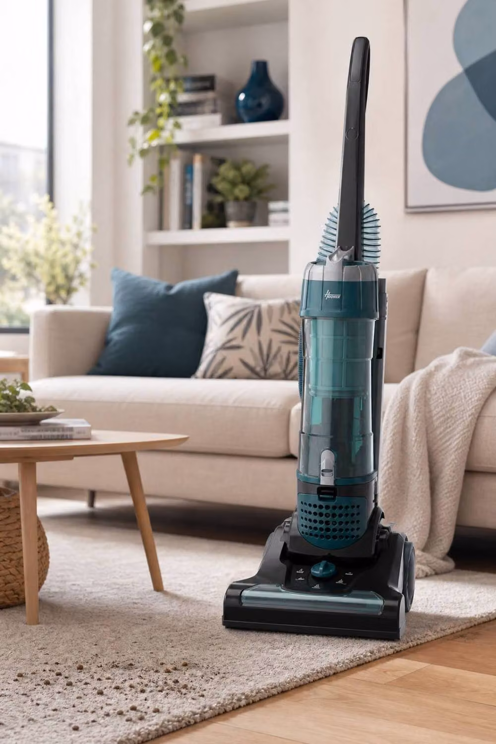 Living and Home 850W Lightweight Multi-Surface Upright Vacuum Cleaner in Turquoise – 2