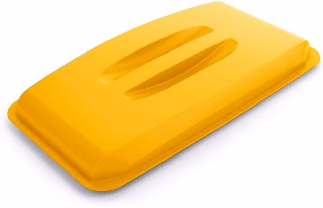 Durabin Yellow 60L Food Safe Recycling Bin Lid