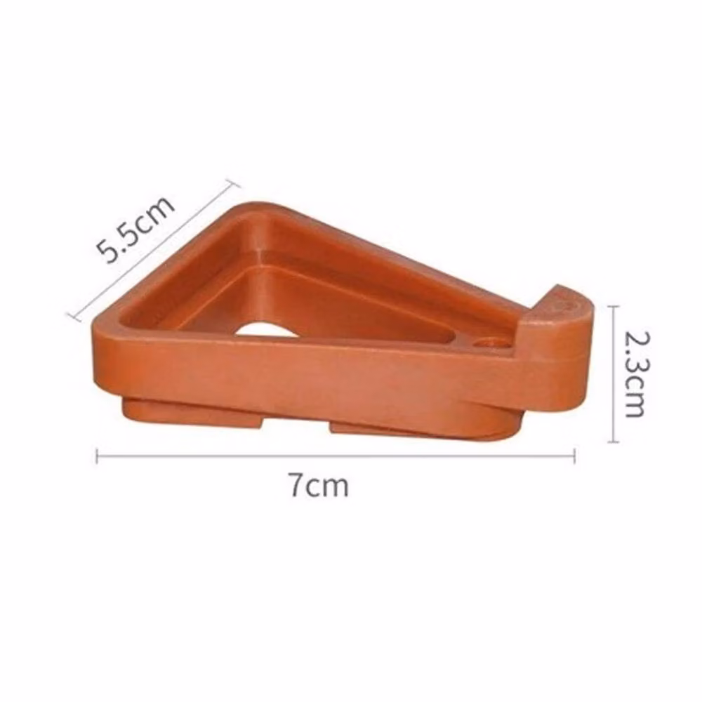 FLAVORA 12-Piece Low Profile Invisible Plant Pot Riser Feet in Brown – 2