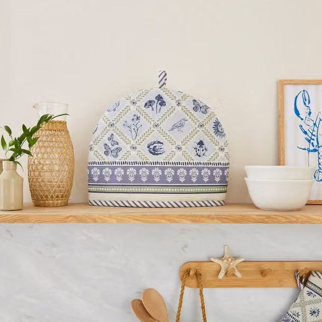 Ulster Weavers Coastal Treasures Blue Cotton Tea Cosy