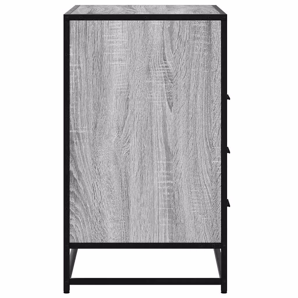 Berkfield Home Grey Sonoma Drawer Cabinet W/D/H: 70 x 41 x 70 cm – 4
