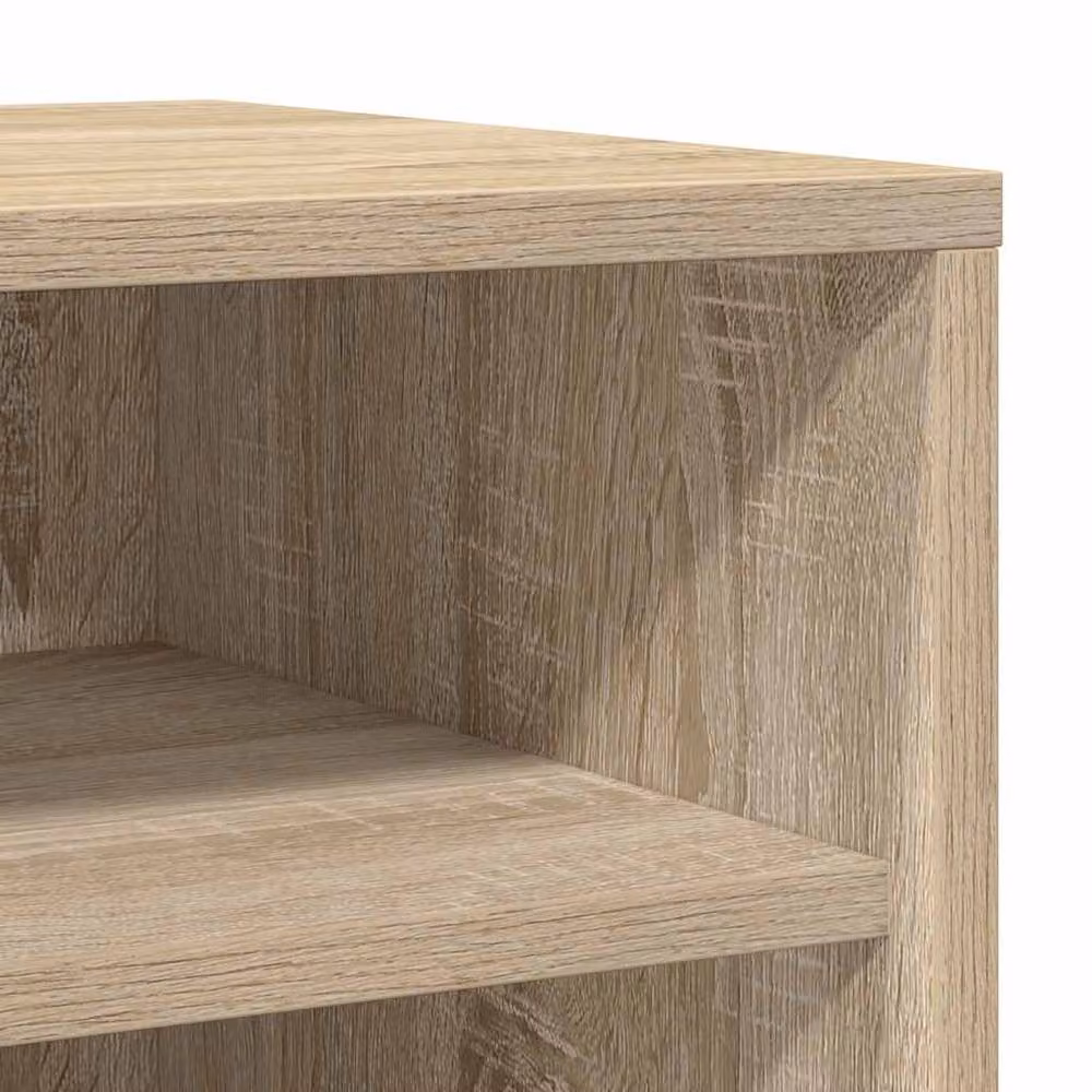 Berkfield Home Sonoma Oak Shoe Cabinet in Beige, W/D/H: 31.5 x 35 x 70 cm – 3