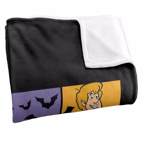 Warner Bros. Scooby Doo Squares Silky Touch Super Soft Fleece Throw Blanket, Multicolour, W: 91.44 cm, L: 147 cm – 2