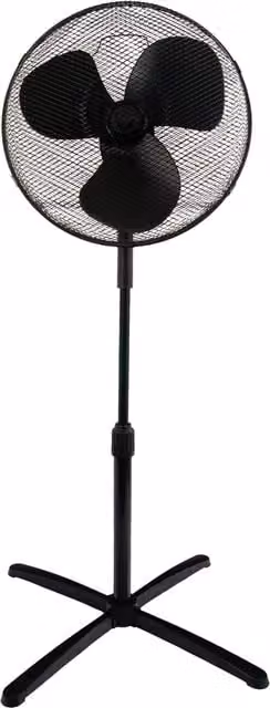 Igenix 16 Inch Black Pedestal Fan with Oscillation