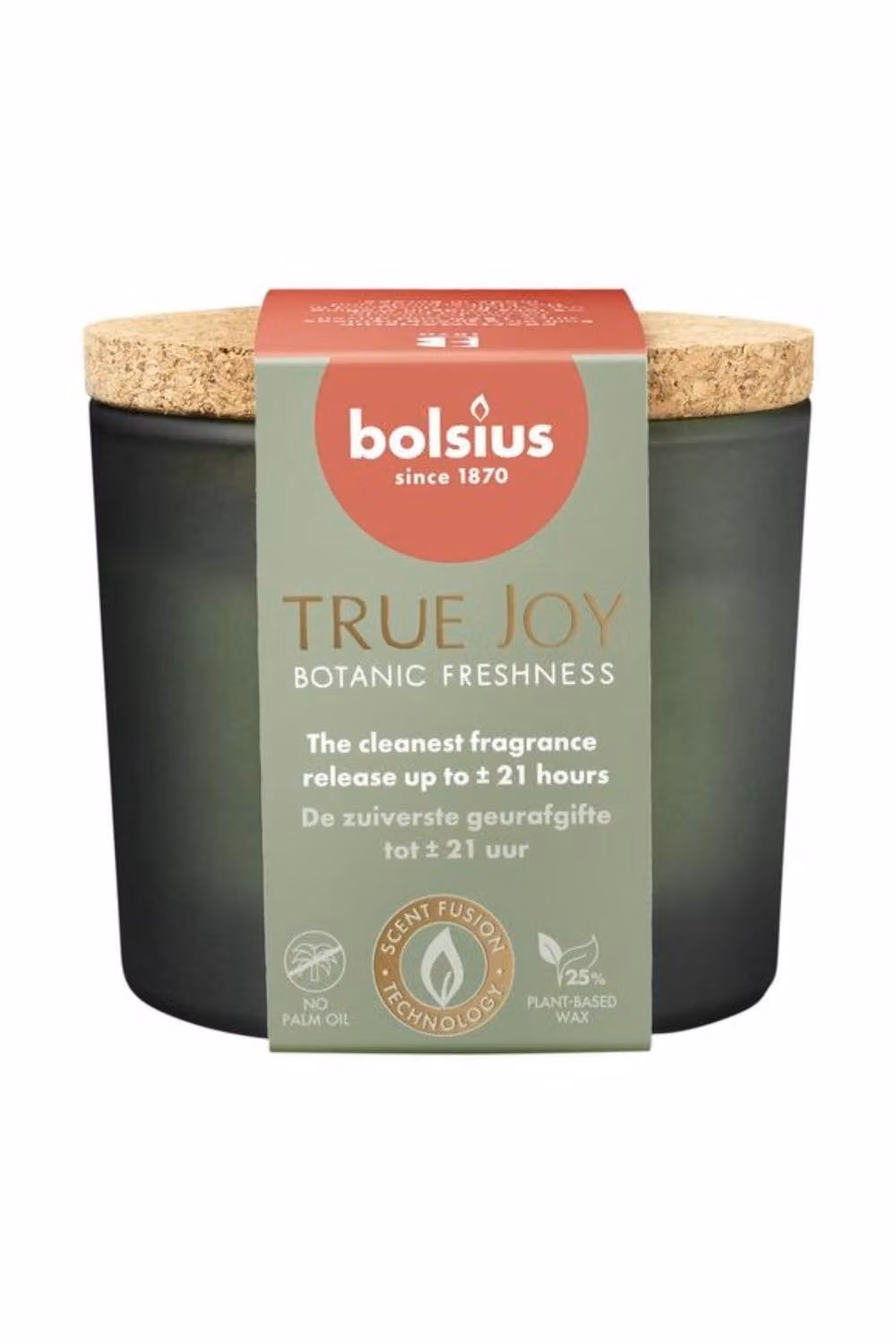 Bolsius KDMD True Joy Botanic Freshness Glass Candle in Green – 2