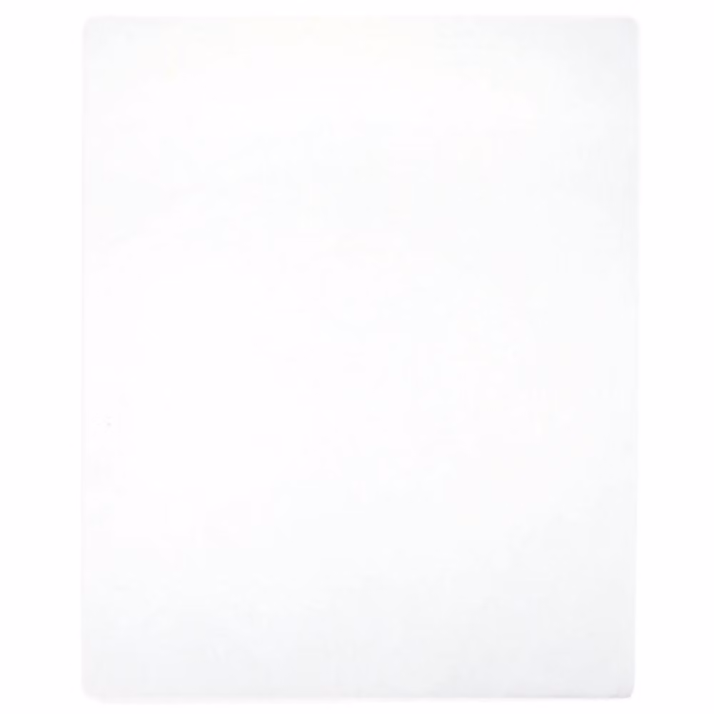 Berkfield Home White Cotton Jersey Fitted Sheet W/D/H: 90 x 200 cm