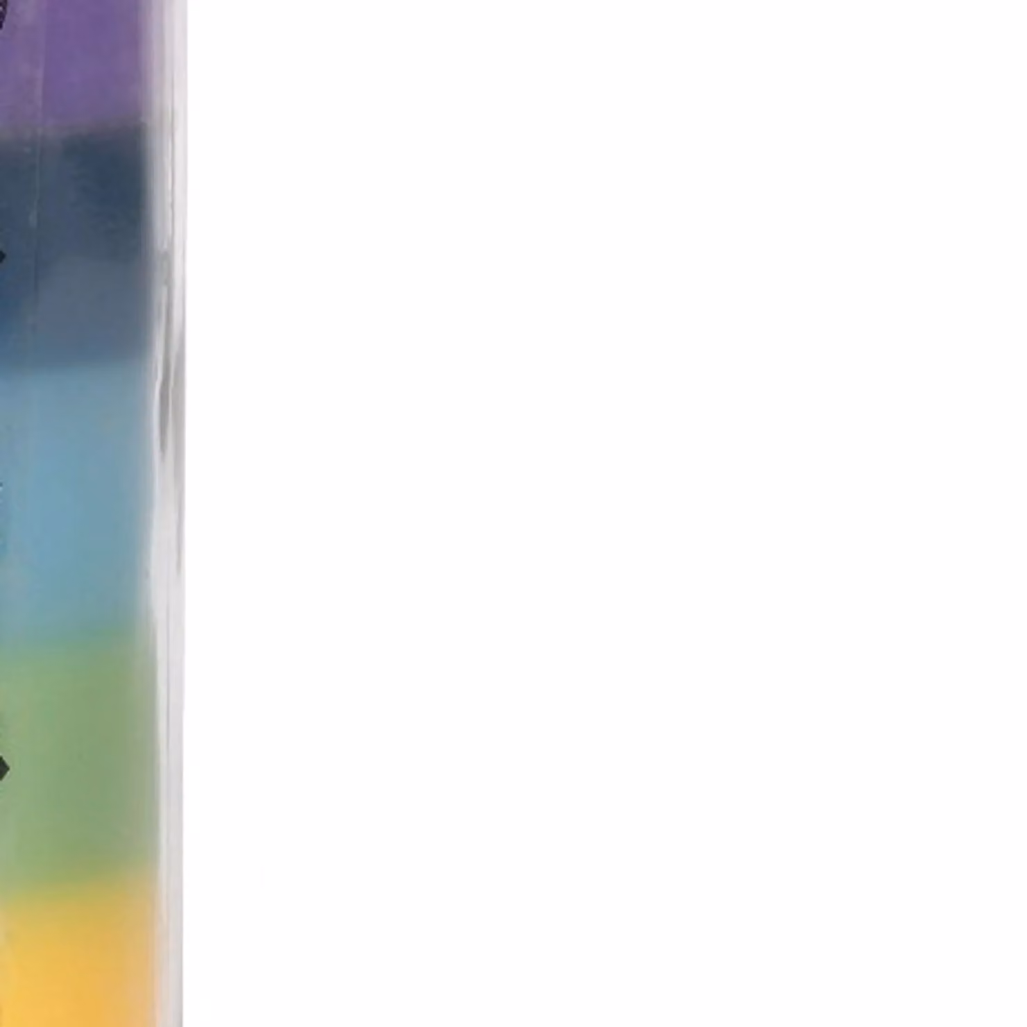 Something Different Tall Chakra Multicolour Glass Candle – 2