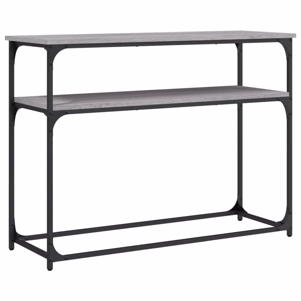 Berkfield Home Console Table in Grey Sonoma, W/D/H: 100 x 35.5 x 75 cm – 2