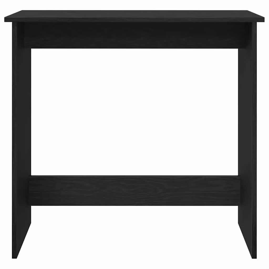 Berkfield Modern Writing Desk in Black, Engineered Wood, W/D/H: 80 x 40 x 75 cm – 4