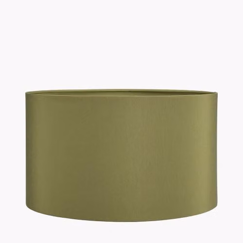 Ruma Pacific Lifestyle Cylinder Fabric Lampshade in Green, Diameter: 30.48 cm – 2
