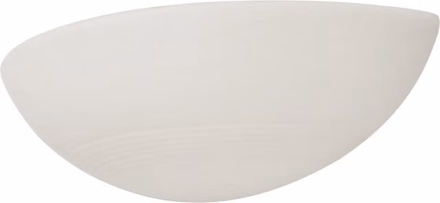 Litecraft Ceramic Ribbed Dome Wall Light in Beige