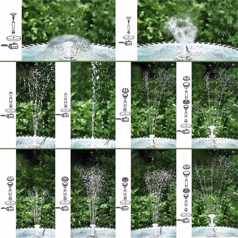 KORVIXA Black Solar Fountain Pump – 5