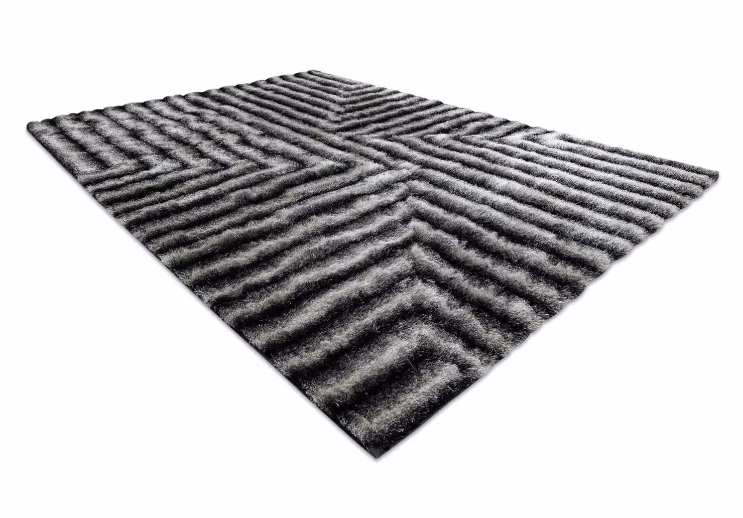 RugsX Flim Geometric Modern Black Rug, W/D: 120 x 160 cm – 4